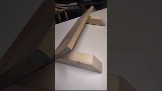 Building a shelf using hand tools only diy carpenterhack woodworking wood shorts [upl. by Davison751]