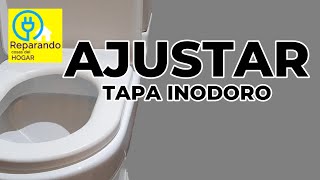 Ajustar tapa del inodoro WC [upl. by Arod771]