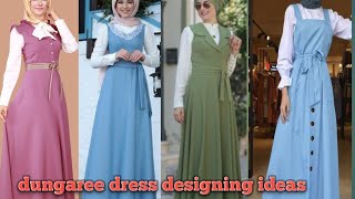 dungaree style maxi dressespinafore dress designing dungaree dungareedress [upl. by Ynej]