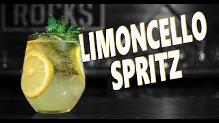 Limoncello Spritz  Spritz Cocktails To Make At Home  Booze On The Rocks [upl. by Idelia]