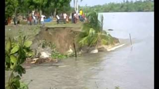 River Bank Erosion in Bangladesh 2014 [upl. by Aihsat]