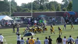 Westside Steelers vs West Seven Rams ATeam Game Highlights 8172013 [upl. by Ojaras]