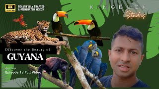 Exploring Guyanas Wild Full VIDEO E1 Monkeys Macaws Jaguars amp Toucans  Rainforest Wildlife [upl. by Manoff]