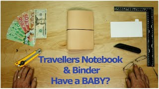 Part 2 The making of a budget binder  travelers notebook [upl. by Nortna101]