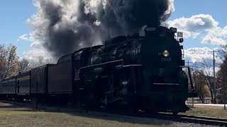 Pere Marquette 1225 coming through Marion [upl. by Anital]