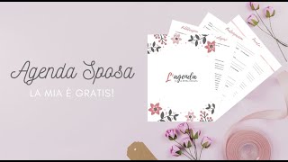 AGENDA SPOSA 2021 diario sposa in regalo essenziale e leggero [upl. by Alyekahs74]