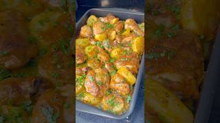 👨🏻‍🍳 Dica de Receita Frango Assado de Forno com Batatas raphaelcamposo receitas receita [upl. by Ackerley]