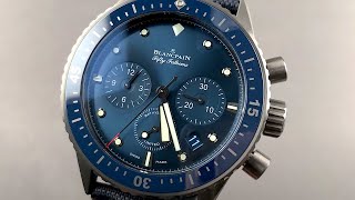 Blancpain Fifty Fathoms Bathyscaphe Flyback Chronograph 5200024052A Blancpain Watch Review [upl. by Wayne]