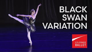 SWAN LAKE  OdileBlack Swan Variation  Colorado Ballet at Arvada Center 2021 [upl. by Nolahp]