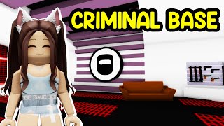 NEW SECRET CRIMINAL BASE IN BROOKHAVEN ROBLOX [upl. by Artamas]