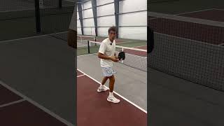 How to Hit a 2Handed Backhand Dink pickleball pickleballtips shorts [upl. by Nesnah]