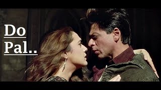 Do Pal  VeerZaara  Shah Rukh Khan  Preity Zinta  Lata Mangeshkar  Sonu Nigam Full Song Lyrics [upl. by Hgielyak]