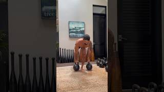 Double Kettlebell Single Leg Deadlift SLDL 32kg 55 [upl. by Myrle275]