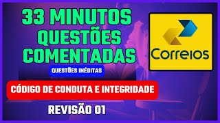 REVISÃO 01 CORREIOS 2024  CÓDIGO DE CONDUTA E INTEGRIDADE  QUESTÕES INÉDITAS PADRÃO BANCA IBFC [upl. by Neira]