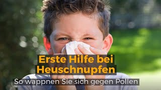 Hilfe bei Heuschnupfen  so wappnen Sie sich gegen Pollen [upl. by Ruprecht480]