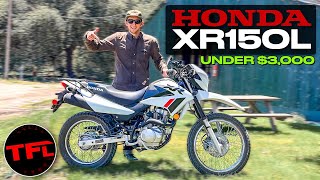 TrailReady Dual Sport for Under 3000 2023 Honda XR150L First Ride and Review [upl. by Noskcaj]