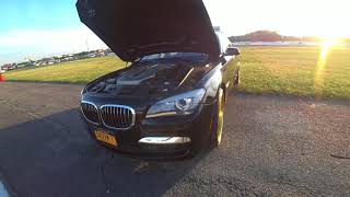 BMW 760LI TWIN TURBO V12 ON SAVINI GOLD 22s [upl. by Azar]