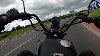 2017 SINNIS HOODLUM 125 WALKAROUND amp TEST RIDE [upl. by Eissak72]