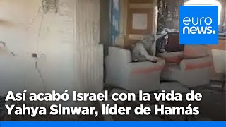 VÍDEO Así acabó Israel con la vida de Yahya Sinwar líder de Hamás [upl. by Fawcette]