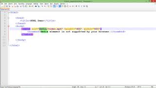 HTML  Embedding Media [upl. by Nallij]
