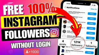 How To Increase Instagram Followers New Latest Increase Follower Tricks  2024 [upl. by Inalaehon]