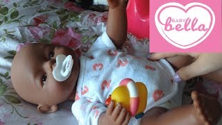 Reggies Baby Bella doll 👶🍼 REVIEW and playing [upl. by Ydna]