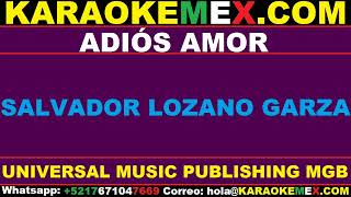 karaoke mariachi asi es mexico  adios amor [upl. by Selinski]