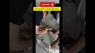 Schneider Comb Busbar gangbusbar electrical electricalwork abclicense [upl. by Donadee]