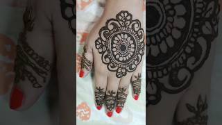 Easy Mandala Mehndi Henna Design Trending Unique Mandala mehndi henna mandala easyhenna [upl. by Ari749]