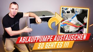 Ablaufpumpe Geschirrspüler ausbauen Laugenpumpe wechseln  einfach erklärt vom KüchenKönig ✅ [upl. by Niwdla]