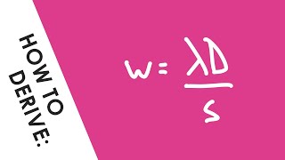 How to Derive the Double Slit Equation for AQA Quickly  A Level Physics [upl. by Snah662]