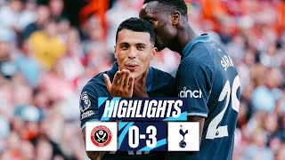 SHEFFIELD UNITED 03 TOTTENHAM HOTSPUR  PREMIER LEAGUE HIGHLIGHTS  EUROPA LEAGUE QUALIFICATION [upl. by Aillimat916]