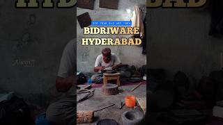 BIDRIWARE ART WORK  BIDRI WORK bidri bidriart hyderabadnewsupdates hyderabadcity shortsindia [upl. by Elleniad467]