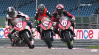 Santander Consumer Finance KTM British Junior Cup Highlights  R1 Silverstone [upl. by Emilio423]