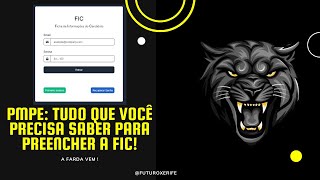 🚨 PMPE Tudo que você precisa saber para preencher a FIC 🚔 [upl. by Eniarral202]