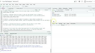 R practice lesson 012 problem 4 [upl. by Bruning]