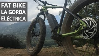 Review Fat Bike Eléctrica  Bicicleta Probada en Ciudad Nieve Arena y Bike Park [upl. by Andria]