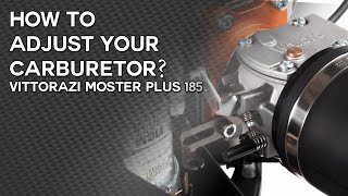 How to adjust the low speed needle on the Vittorazi Moster 185 carburetor Scout user manuals [upl. by Adnuhsar]