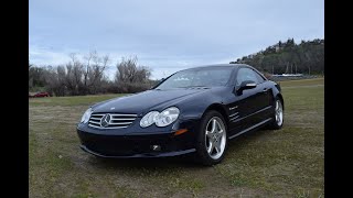 Bat 2003 Mercedes SL55 AMG cold start [upl. by Gefell]