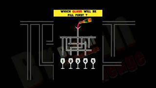 Test Your IQ  Which Glass Will Be Full First   Mind Test Riddles  shorts viral paheliyan [upl. by Elletsyrc]