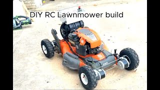 DIY 4X4 RC Lawnmower [upl. by Ahsitneuq]