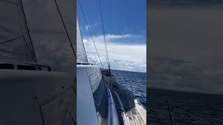 Upwind sailing on our Buizen 48⛵️ solomonislands [upl. by Auhs]