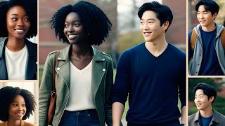 CHAEBOL Heir Falls for the NIGERIAN Exchange Student PART 1 [upl. by Roxie]