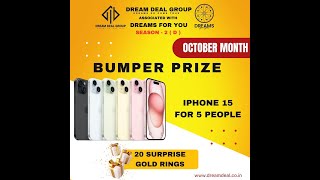 Season 2D Bangaluru  October Month Bumper draw Dream Deal Group Bangalore [upl. by Aceber]