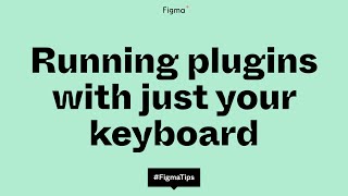 Running plugins with just your keyboard [upl. by Ranee]