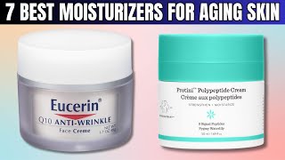 7 Best Moisturizers To Give Aging Skin A Youthful Glow According To A Dermatologist [upl. by Lenuahs]