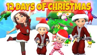 Twelve Days of Christmas Kids  Twelve Days of Christmas for Children  Happy Bees TV [upl. by Suez]