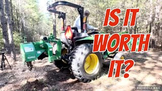 Grinding Stumps With The MechMaxx SG24 Stump Grinder [upl. by Alyat]