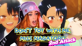 NAGATORO WANTS TO KISS SENPAI 😳 DONT TOY WITH ME MISS NAGATORO 2ND ATTACK S2 Episode 5 REACTION [upl. by Eniamert]