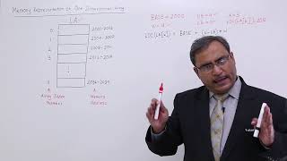 Memory Representation Of One Dimensional Array [upl. by Kaczer]